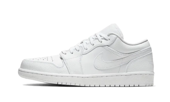 Air Jordan 1 Low All White Shoes for Men
