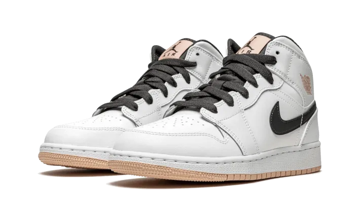 Air Jordan 1 Mid White Arctic Orange