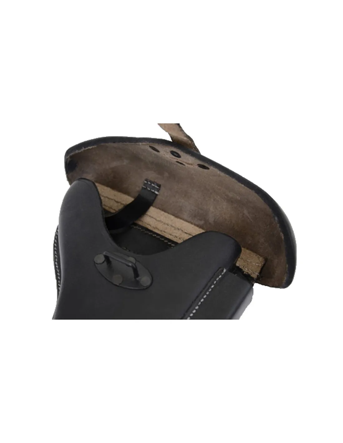 Bandoulière pour pistolet allemand P38, cuir noir ⚔️ Boutique Épées