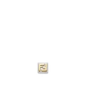 Boucle d’oreille - Boucle d’oreille couleur palladium et or | Fendi