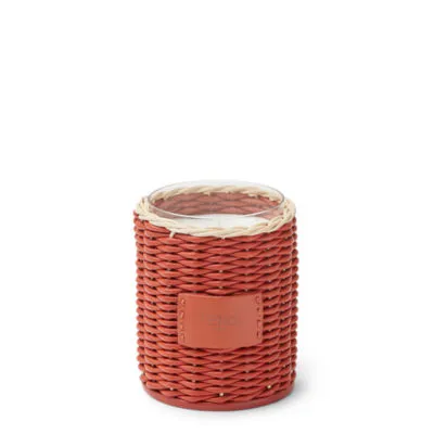 Bougie grand format Fendi O’Lock - Bougie en cuir tressé bicolore | Fendi
