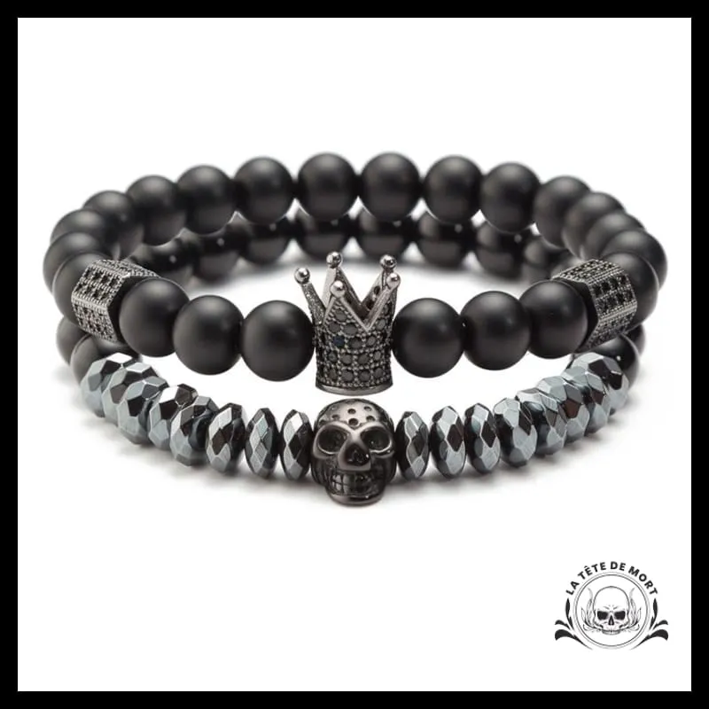 Bracelet Avec Couronne (Perles)