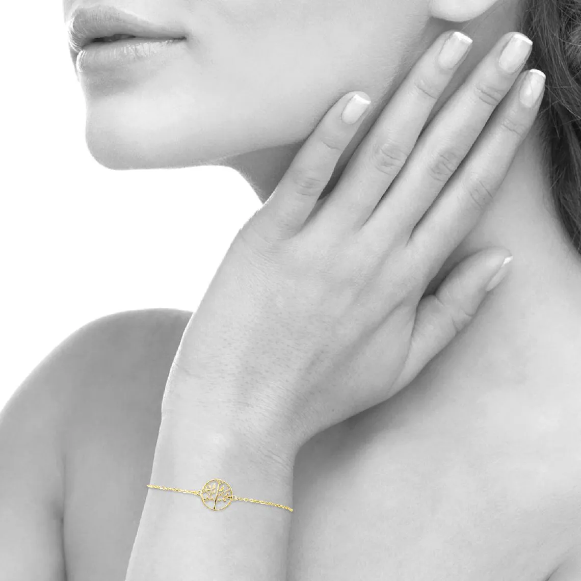 Bracelet Femme Maison de la Bijouterie Sensimio UYZY65ZV Plaqué or | 3 Suisses