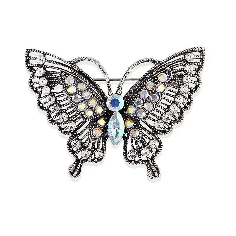 Vintage Butterfly Brooch - Antique Pin