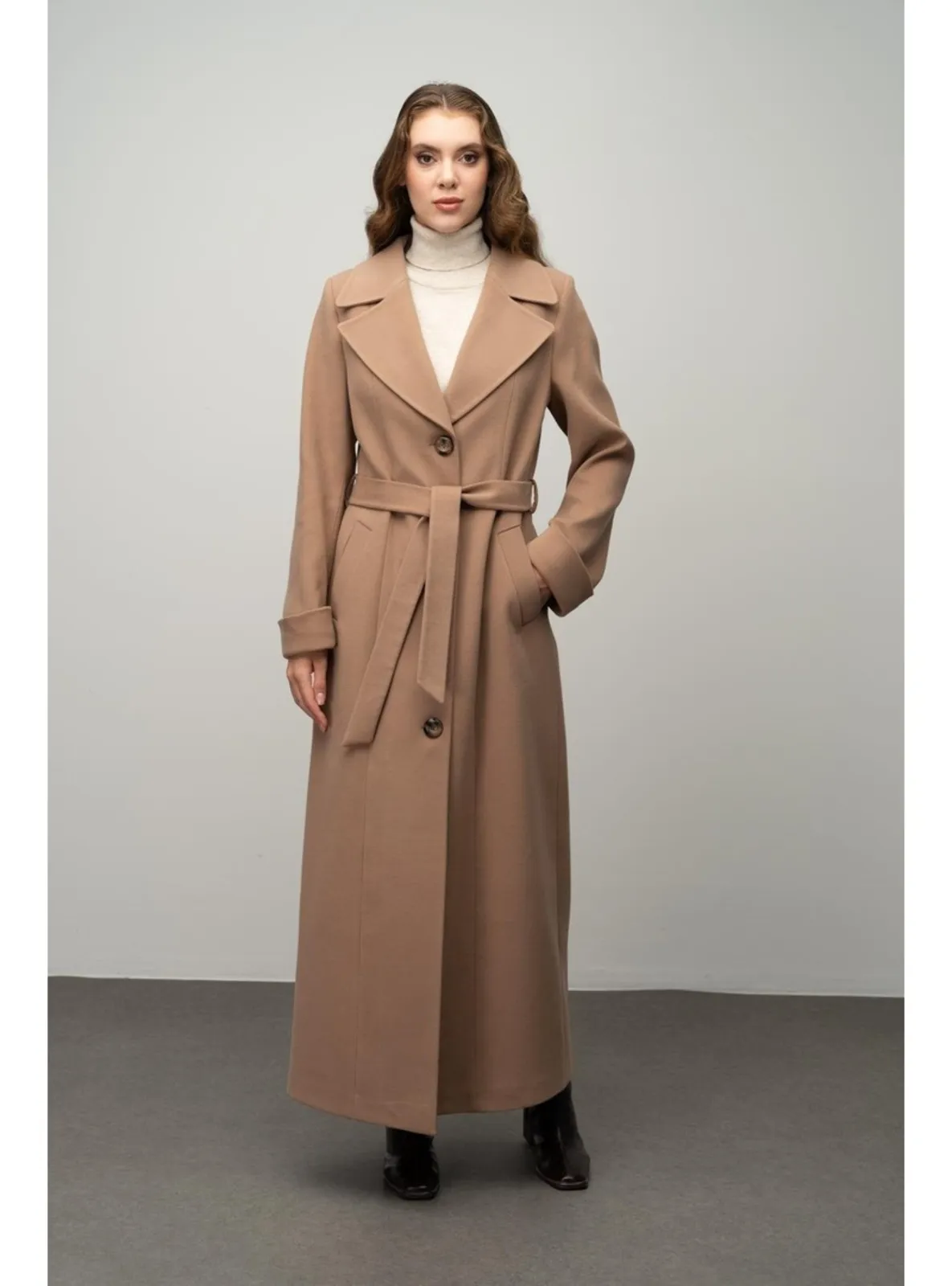 Caramel - Men's collar - Coat