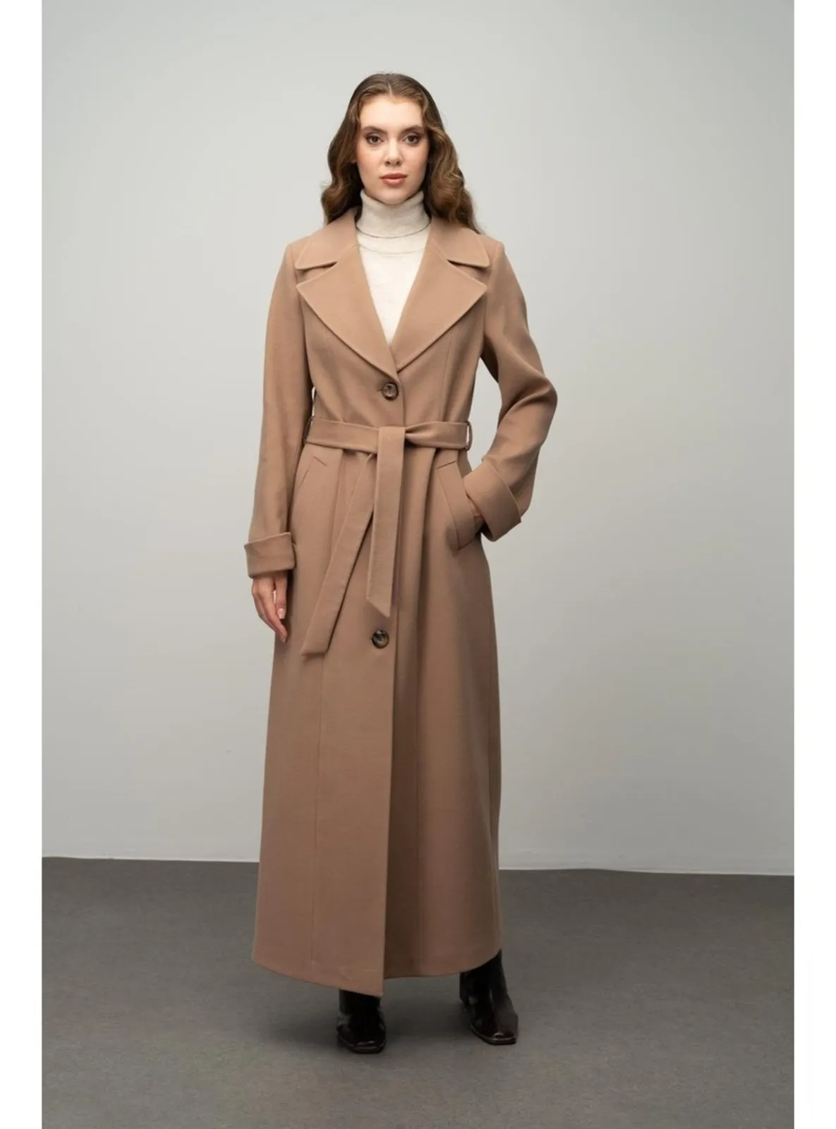 Caramel - Men's collar - Coat