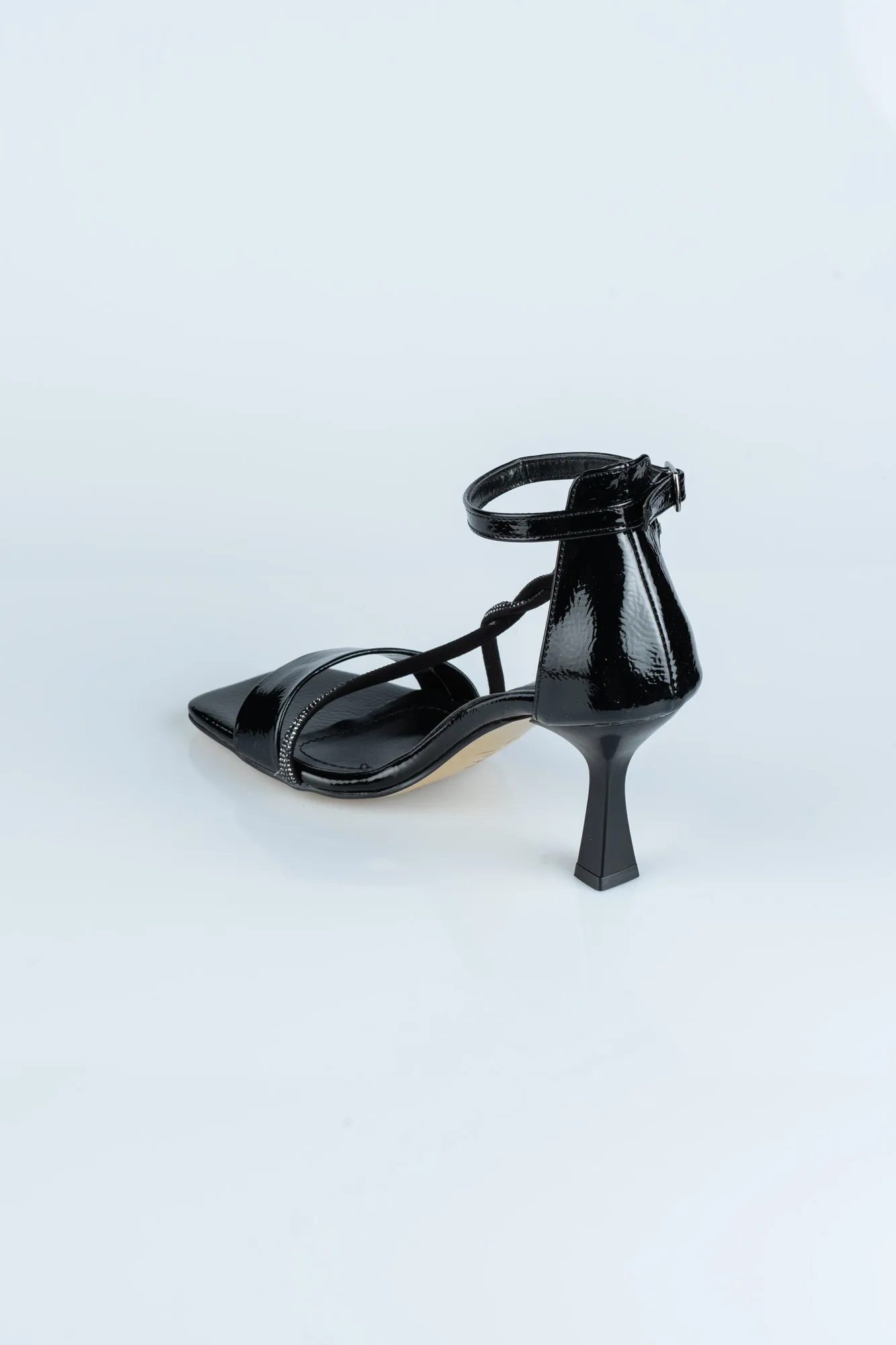 Chaussure de soirée Cuir Verni Noir ABR1108