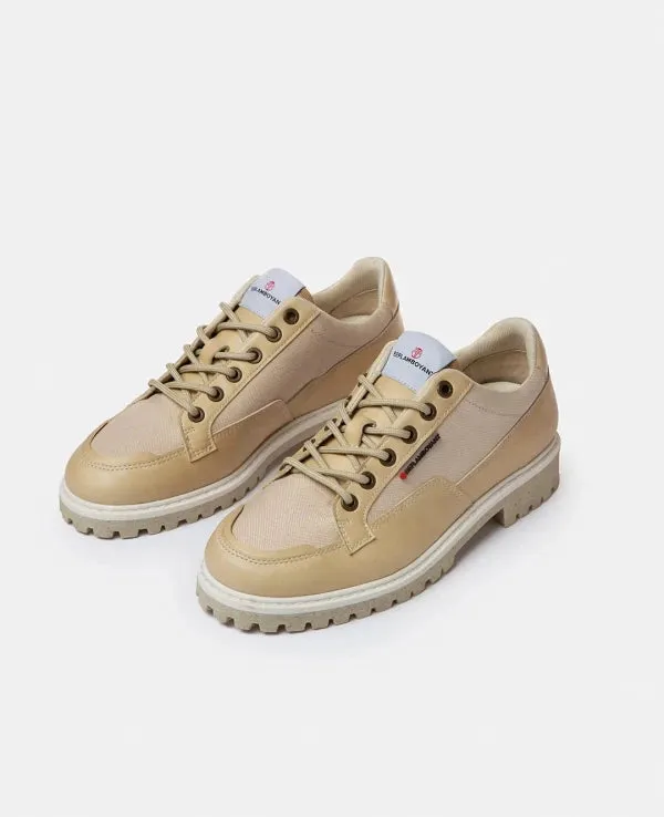 Chaussures en cuir végan Beige - Coco