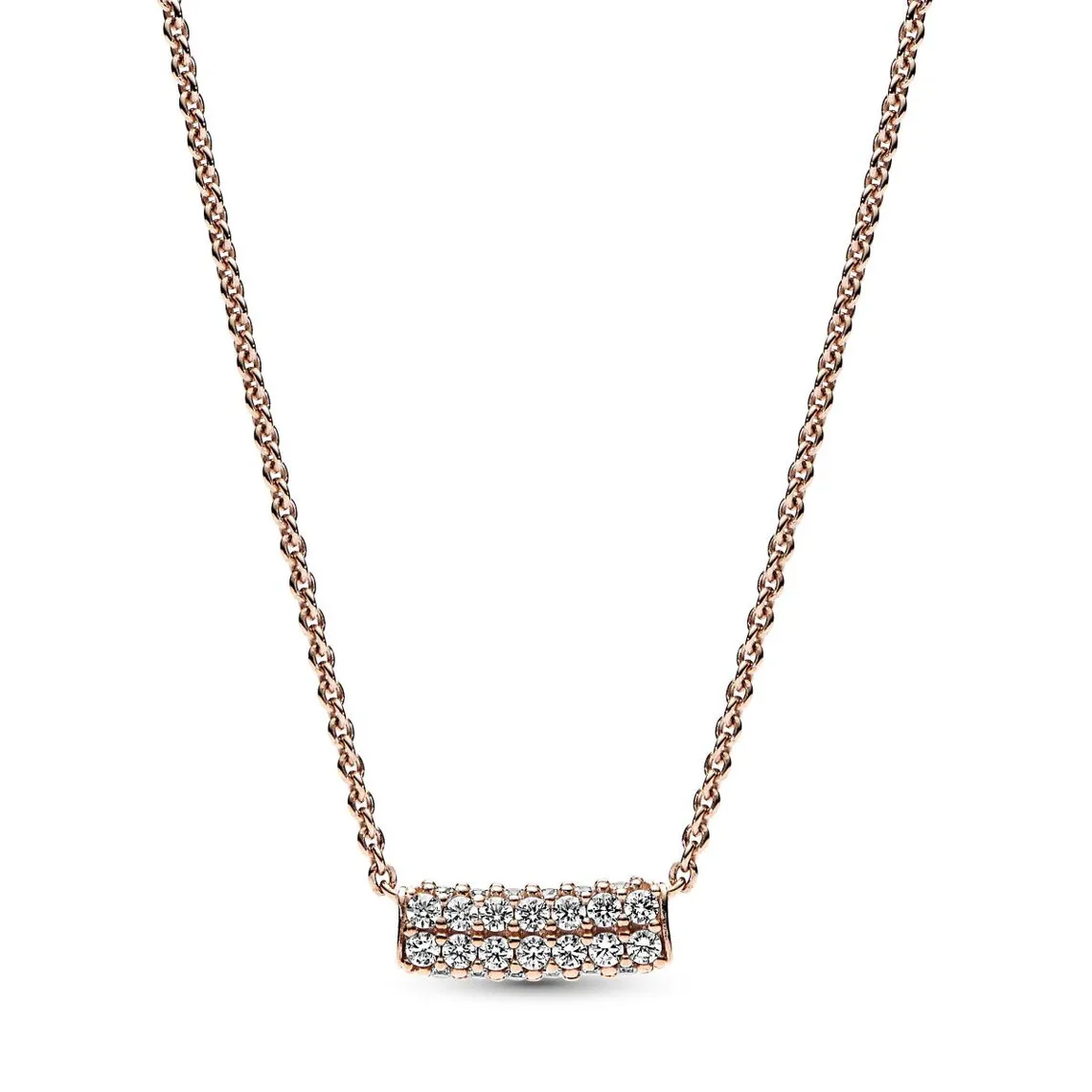 Collier Double Barre Pavée - Pandora Timeless | 3 Suisses
