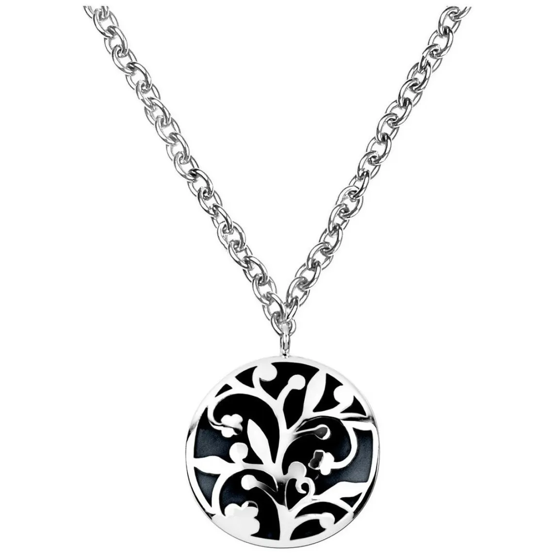 Black Steel Women's Necklace Pierre Lannier JB08A110 - 3 Suisses