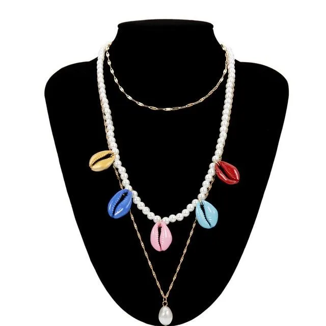 Pearly Surf Necklace