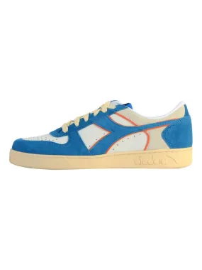 Diadora Magic Low Suede - Blanc White Leather Sneakers