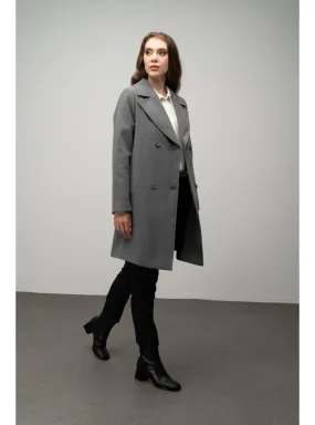 Grey - Men's collar - Coat