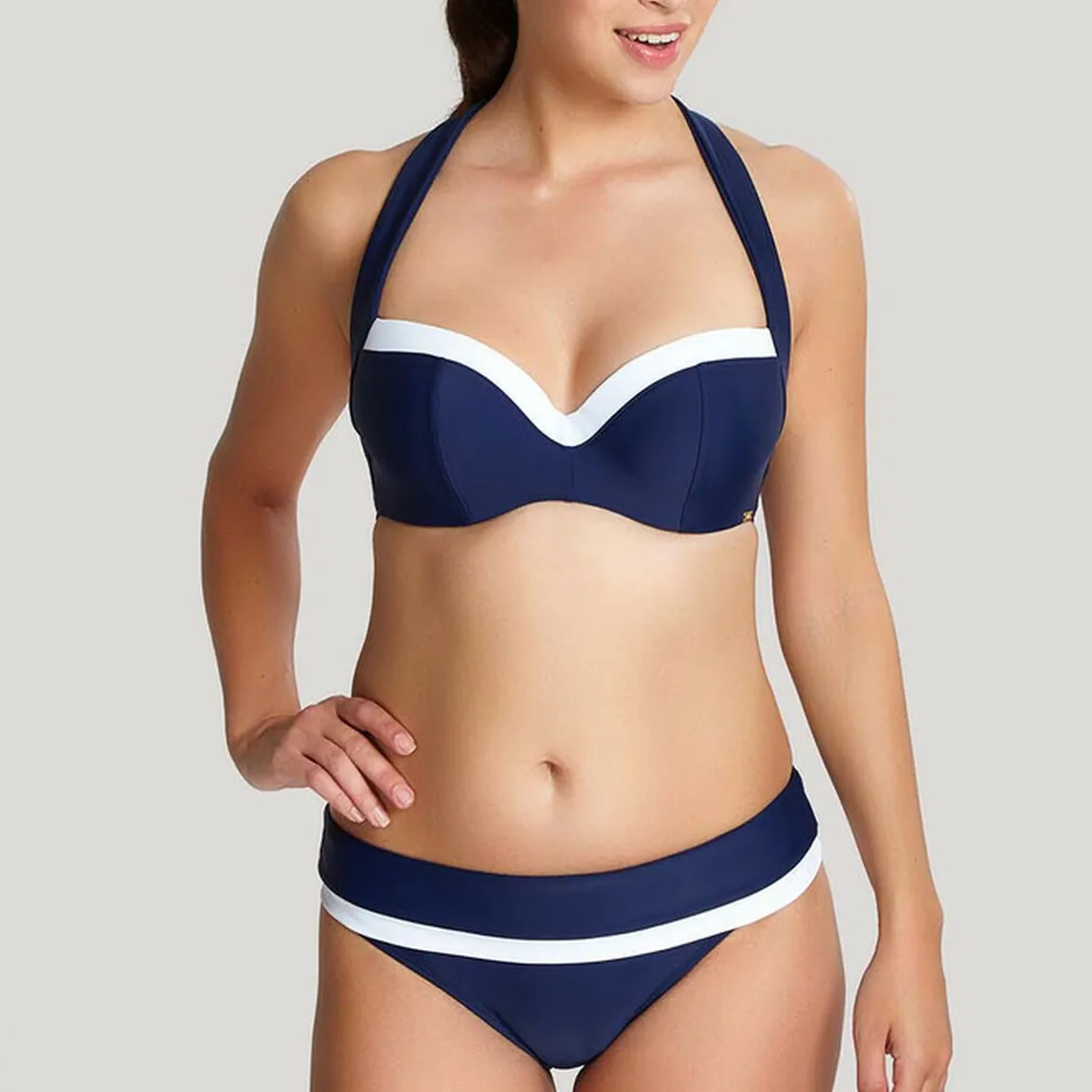 Haut de maillot de bain bandeau ? armatures Panache ANYA CRUISE navy/white bleu | 3 Suisses