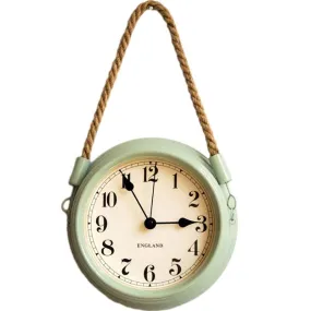 Vintage green wall clock