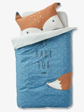 Housse de couette bébé BABY FOX bleu - Vertbaudet