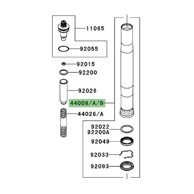 Kawasaki ZZR 1400 Fork Tube Cover (2006-2011) | Moto Shop 35