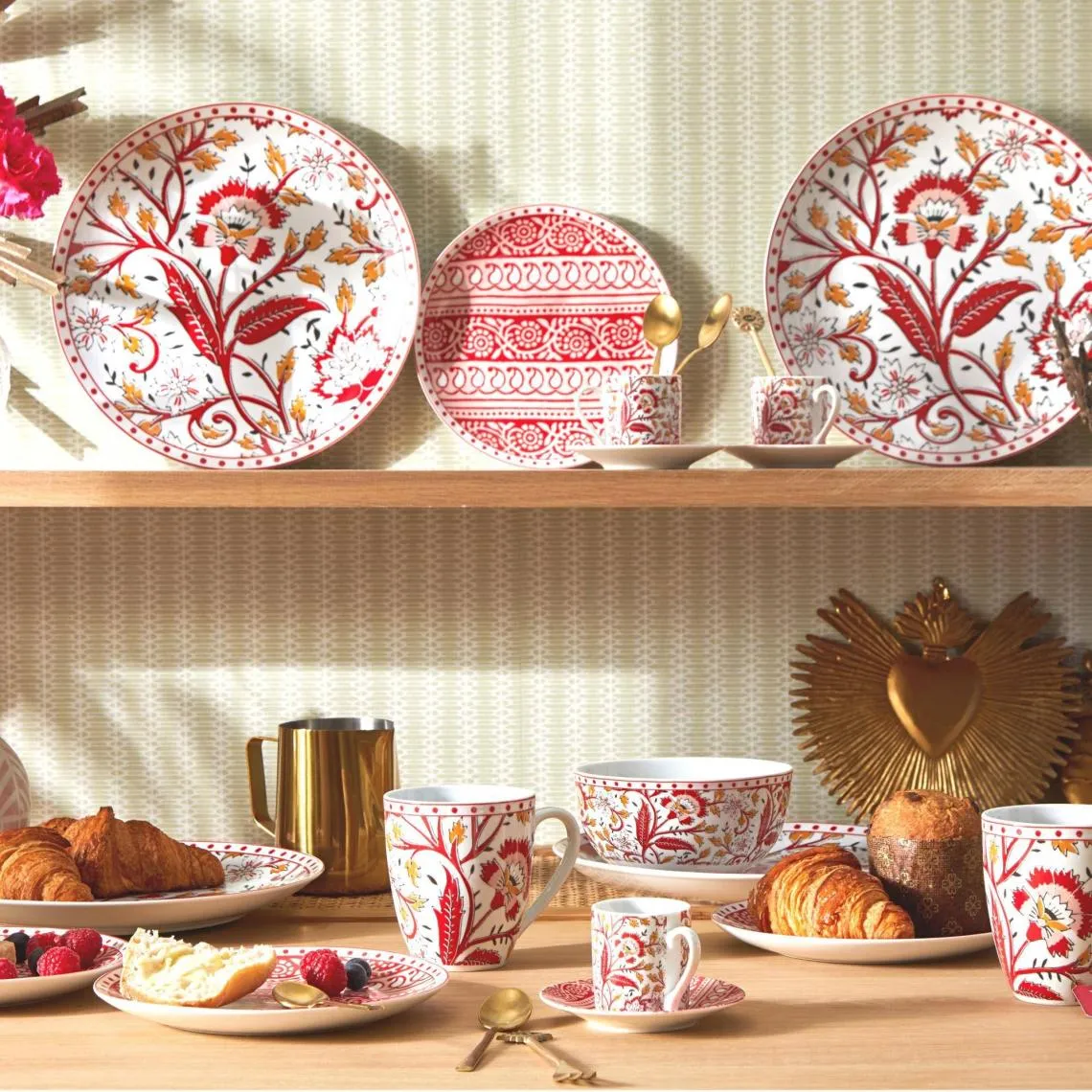 Lot de 4 assiettes vintage 27 cm MARICA | 3 Suisses