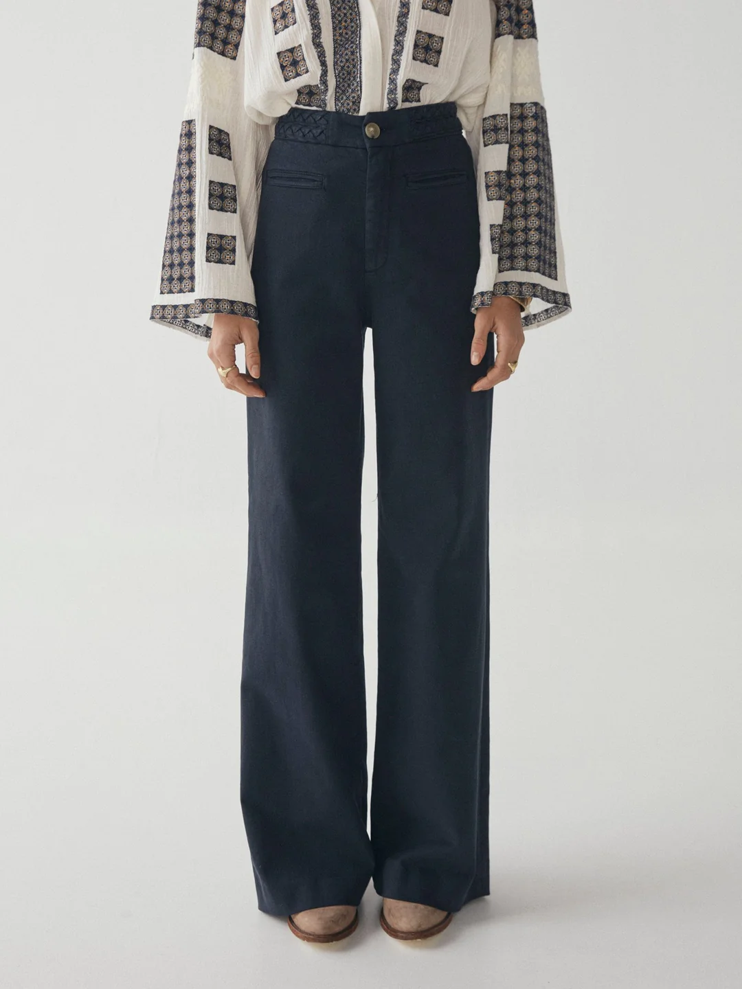 Maison Hotel Blue disco ross pants - Trouva