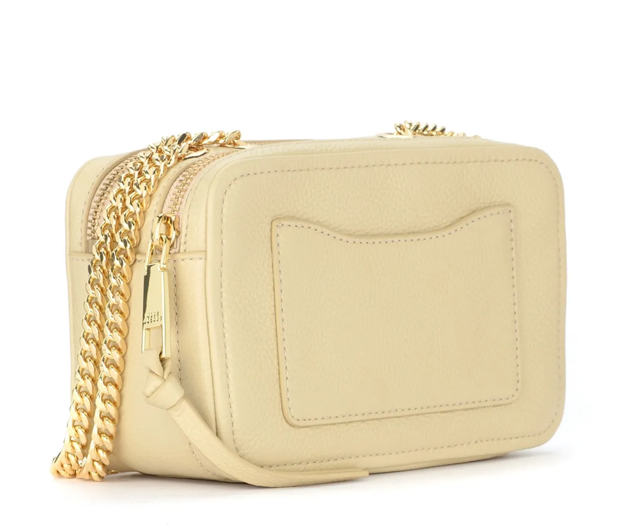 Marc Jacobs Sac à bandoulière The The Glam Shot 21 en cuir beige