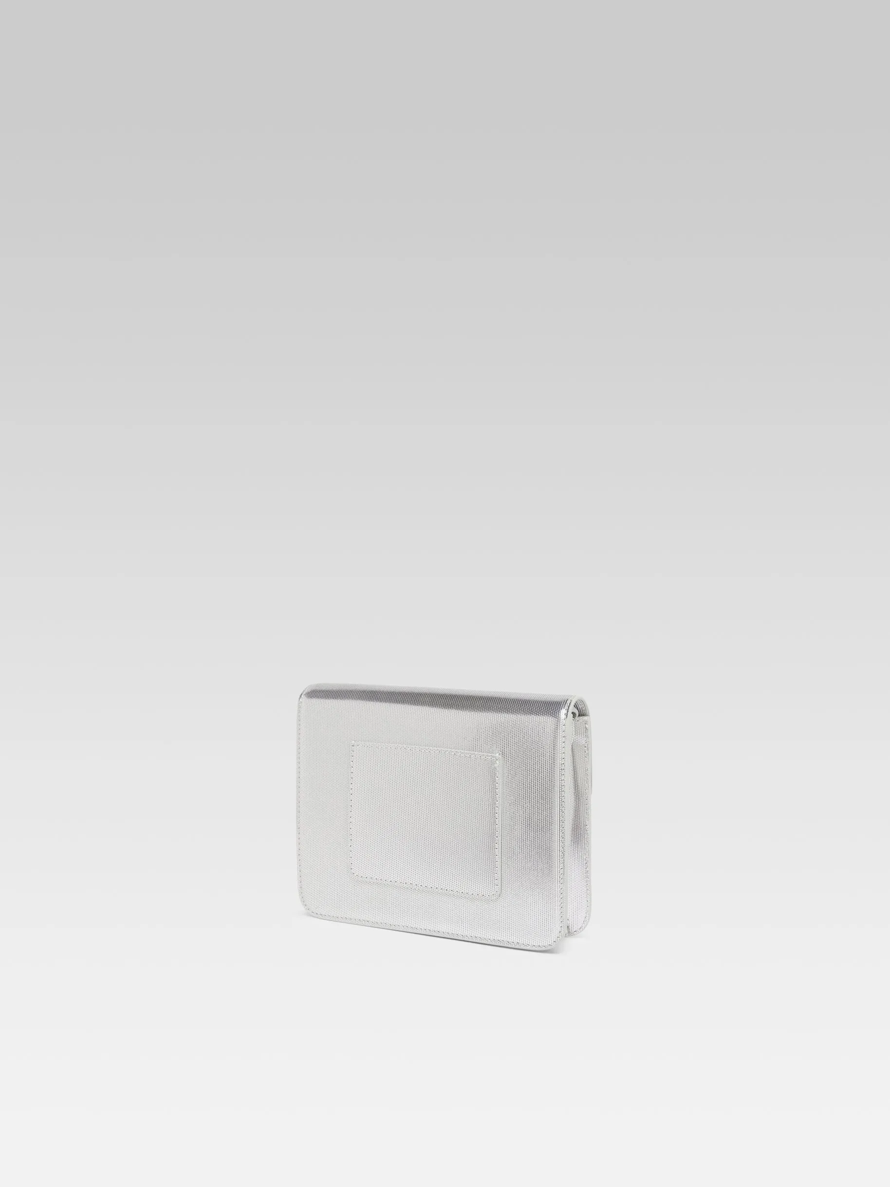 Mini Sorbonne - Sac cuir embossé argent