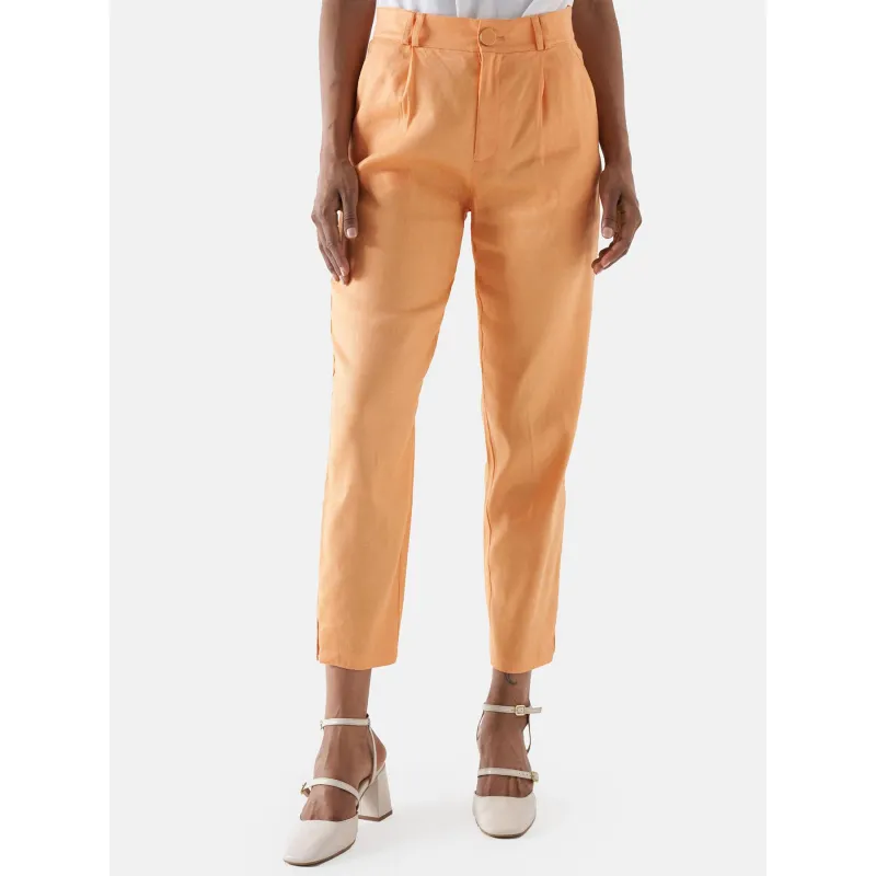 Pantalon HBT en denim bleu pour femmes Christina par wimod