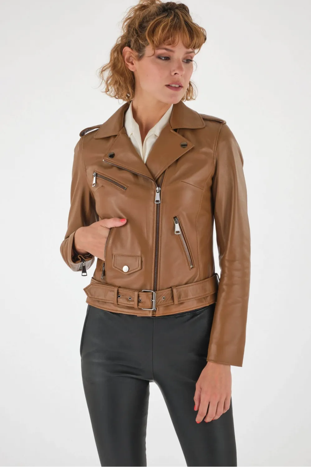 Cesare Nori Character Leather Gold Retro Perfecto