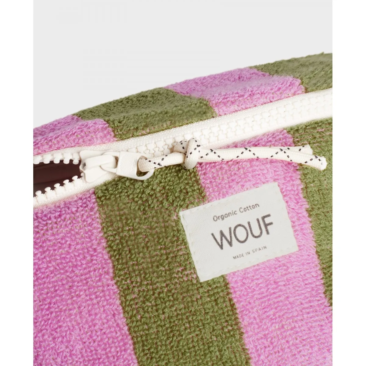 Pink terry cloth fanny pack - Wouf