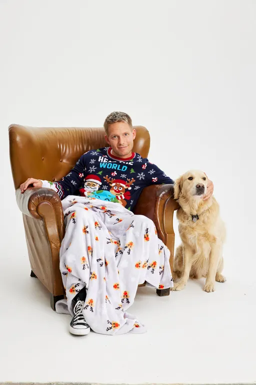 Plaid de Noël "Rudolph"