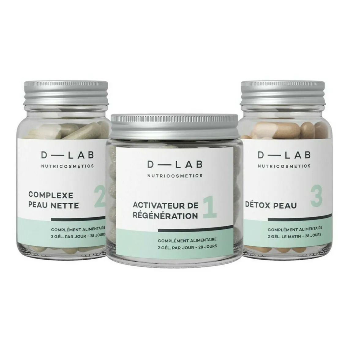 Programme Peau Parfaite 2 Mois  D-LAB Nutricosmetics - Complément alimentaire beauté Homme sur MenCorner