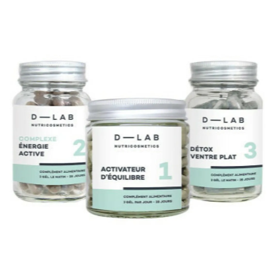Programme Ventre Plat 1 Mois  D-LAB Nutricosmetics - Compléments alimentaires minceur Homme sur MenCorner