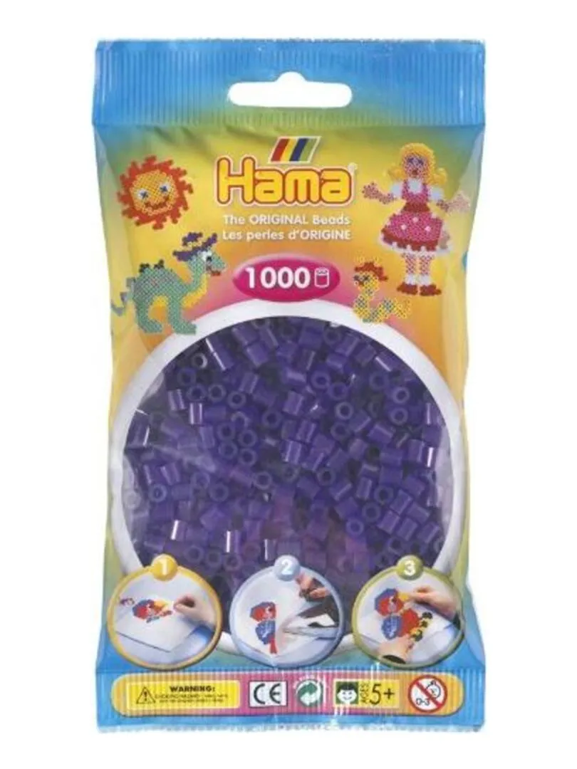 Purple Transparent Beads - Pack of Pearls - Not Available