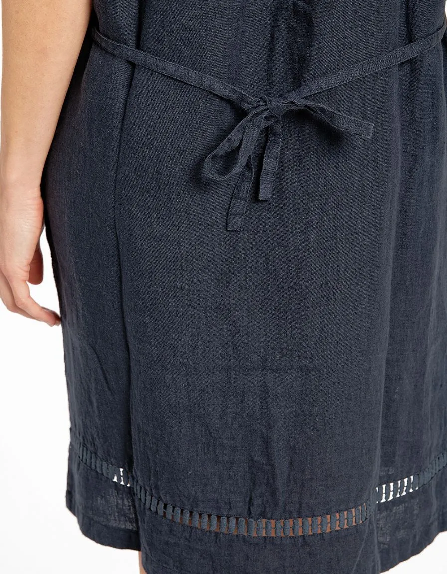 100% LIN Marine Dress - Dresses & Skirts