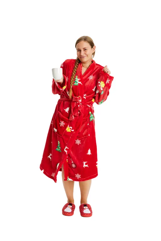 Robe de chambre de Noël "Rouge de Noël"