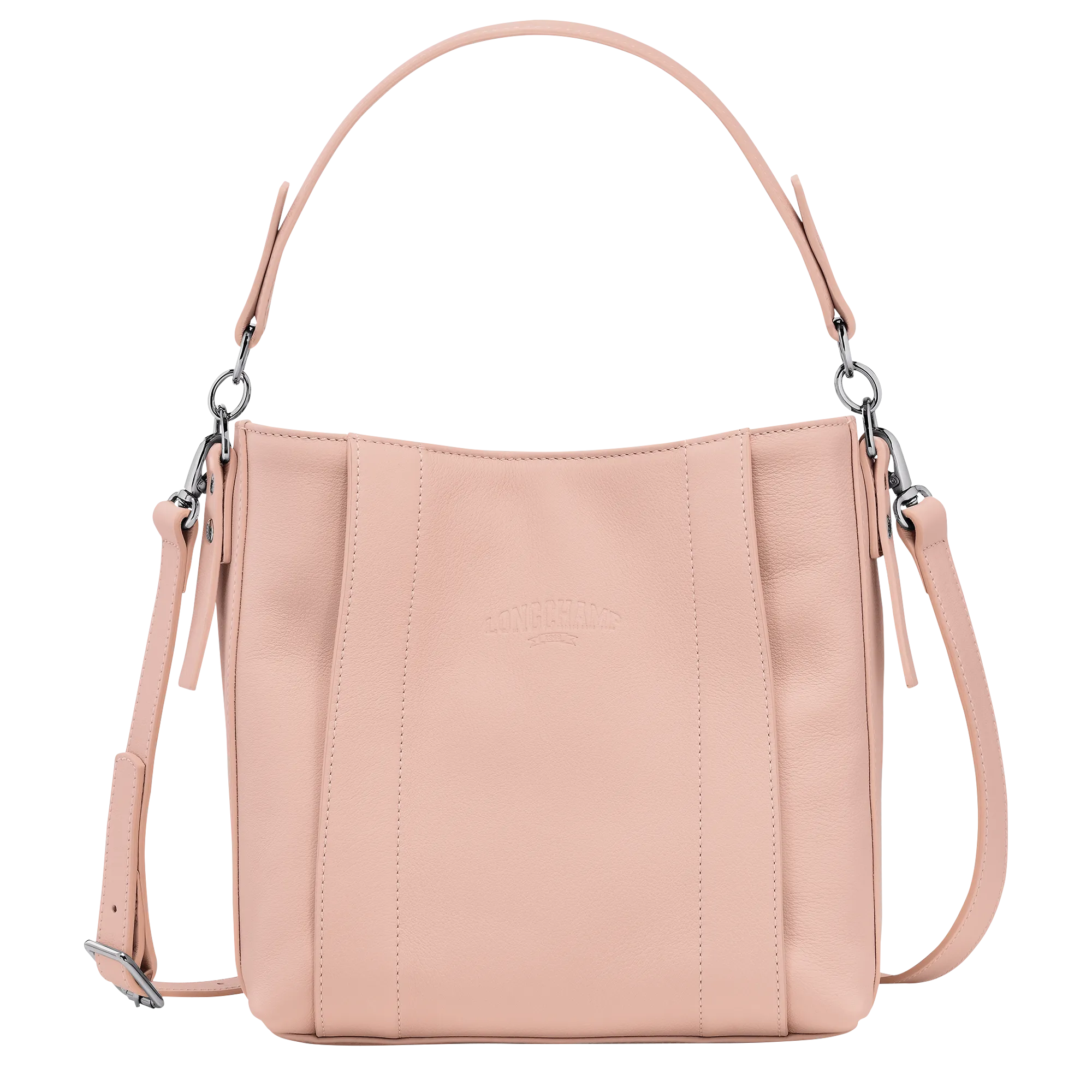 Sac bandoulière S Longchamp 3D Cuir - Nude