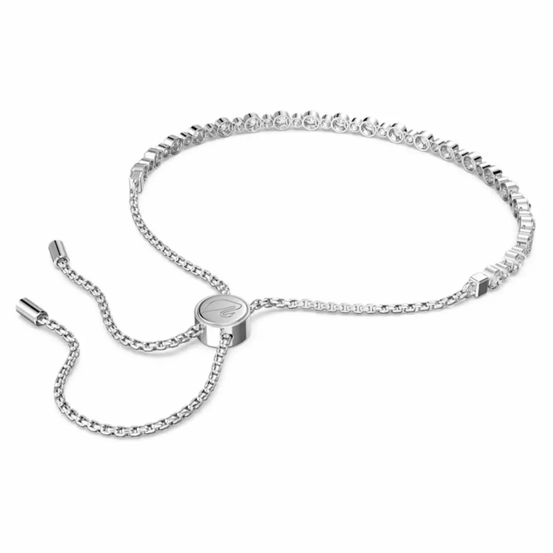 Swarovski Bracelet 5465384 - Timeless Elegance Silver Crystal Adjustable Women's Bracelet | 3 Suisses