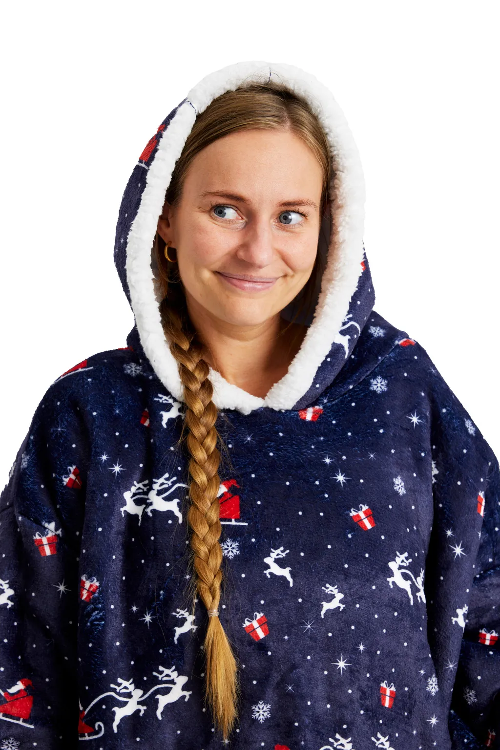 Sweat plaid de Noël "Nuit étoilée"