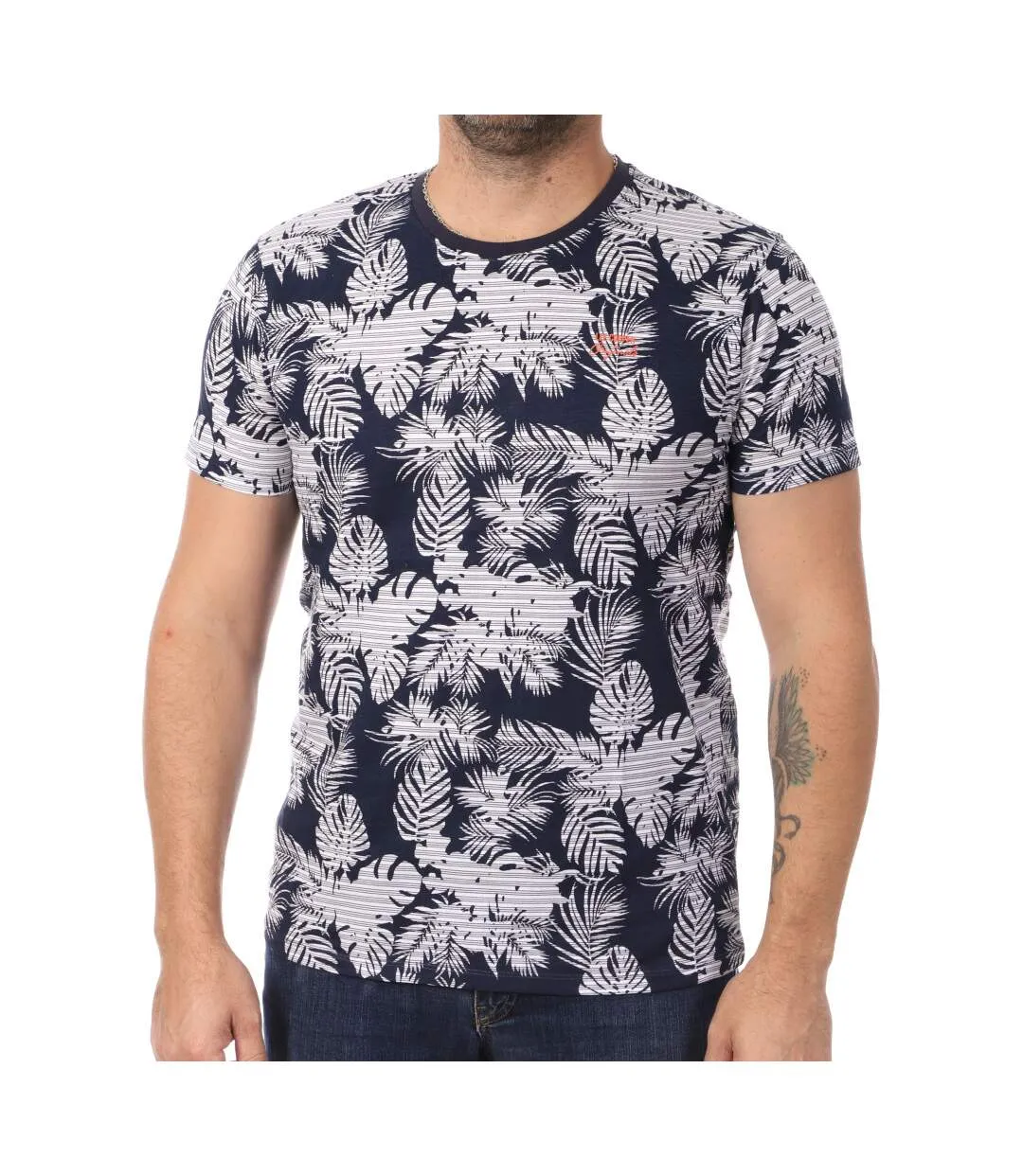 T-shirt Marine Homme Lee Cooper Opaya