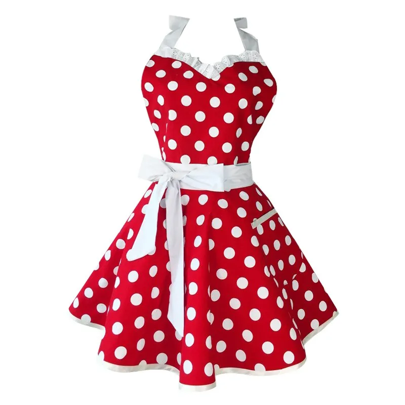 Red Vintage Apron