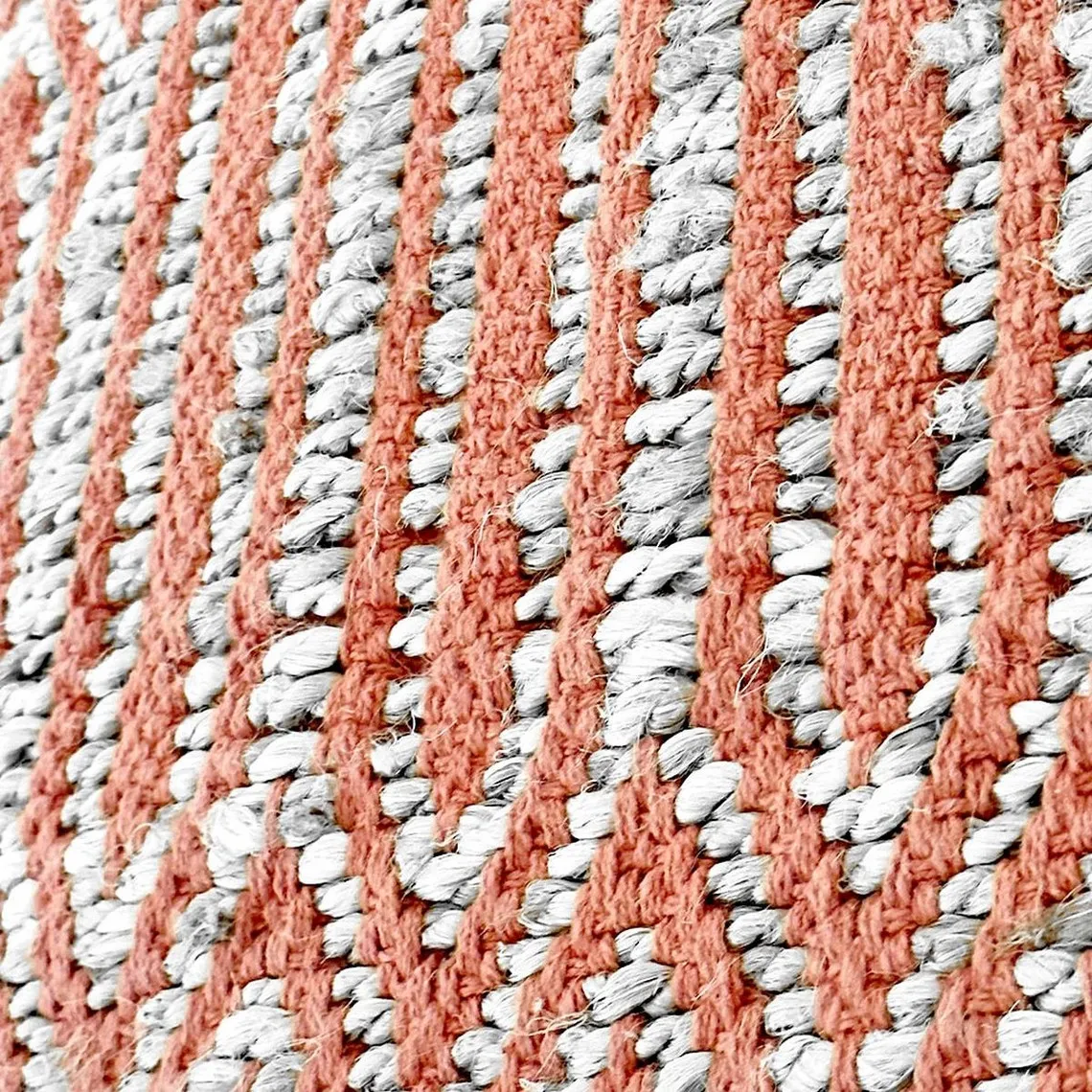 Tapis en jute Tulear terracotta  | 3 Suisses