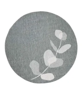 Tapis exterieur FLEREV REVERSIBLE ROND en polypropylène