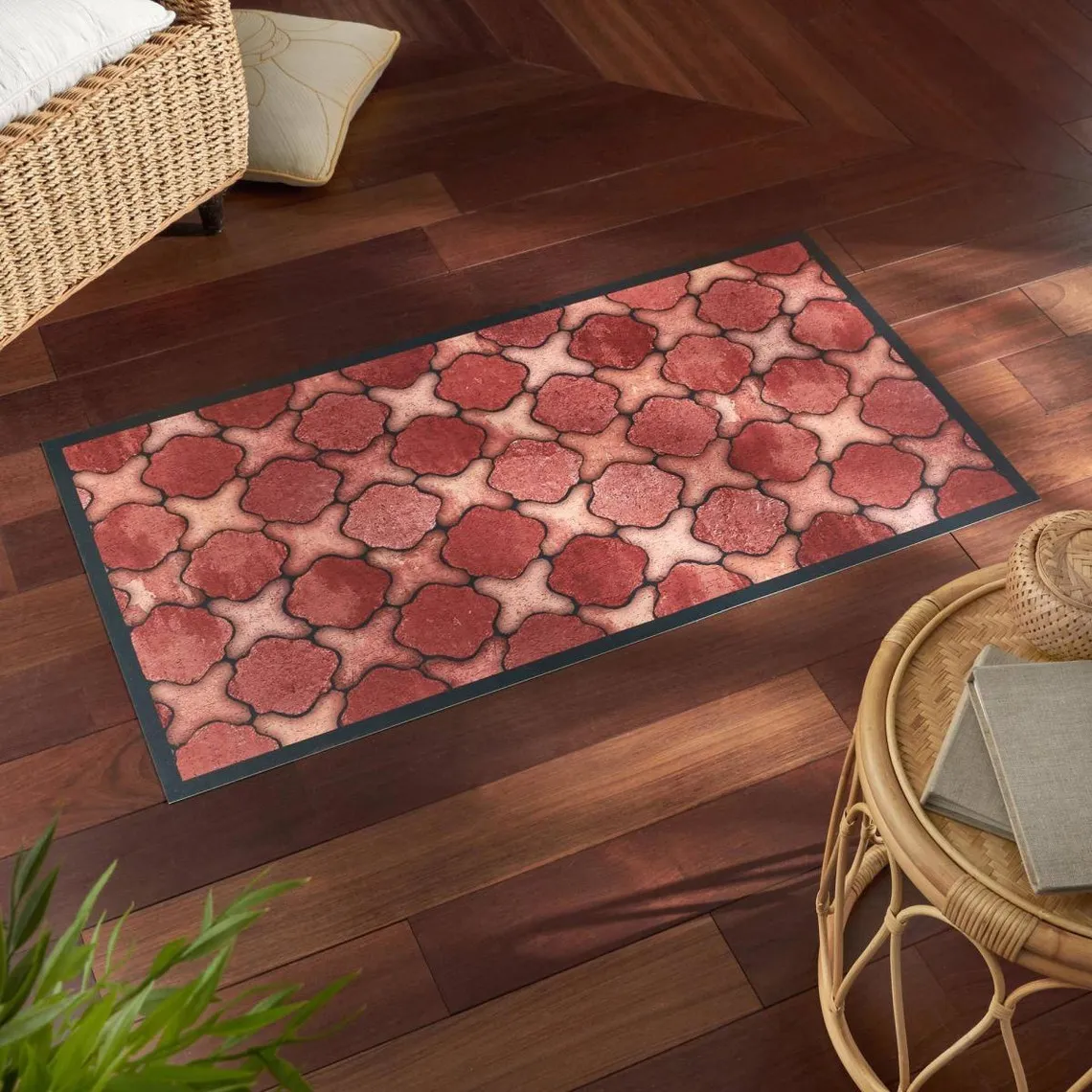 Tapis vinyl tomettes | 3 Suisses
