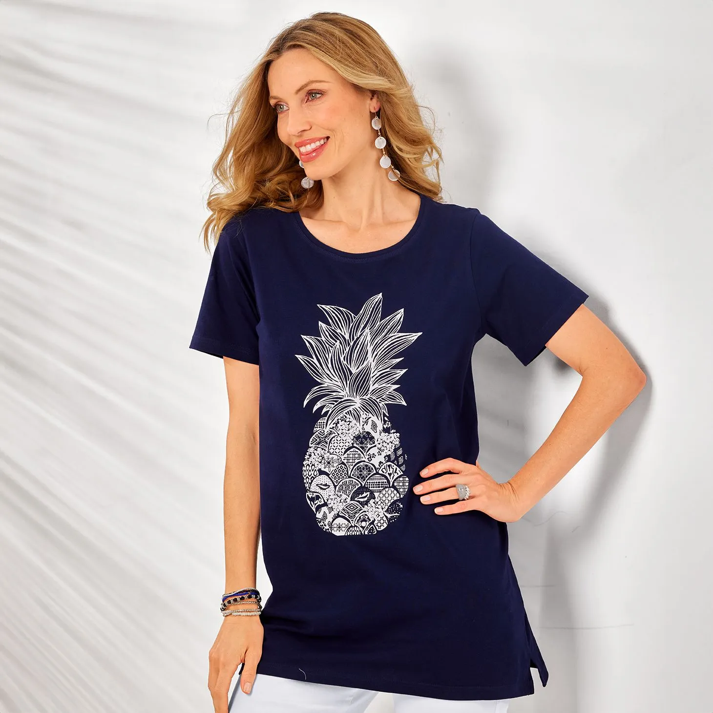 Tee-shirt imprimé placé