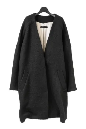 tous les deux ensemble/Wool Collarless Coat