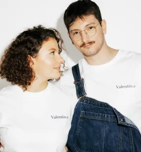 Valentin.E unisex t-shirt - Ivory print