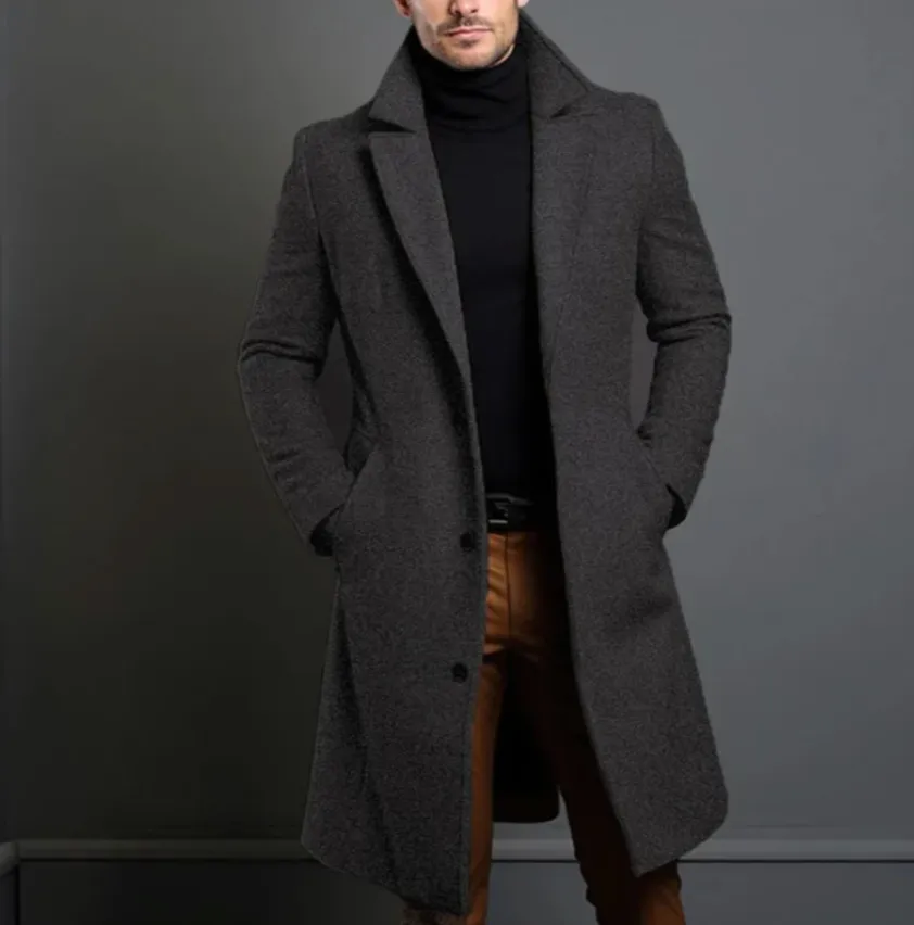 Vernon - Trench-coat long pour homme
