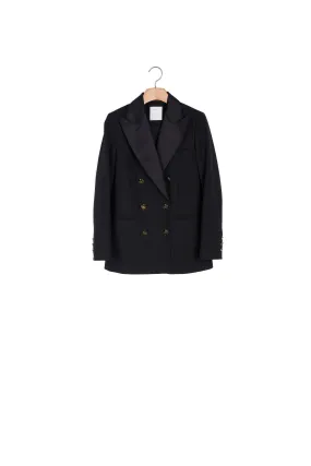 Veste de tailleur bi-matière