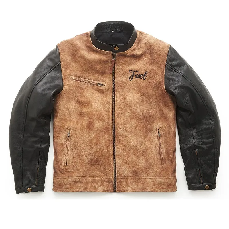 Veste moto noire SIDEWAZE CE AAA | Fuel Motorcycles