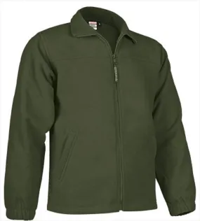 Men's Zip-Up Fleece Jacket - REF DAKOTA - Military Green