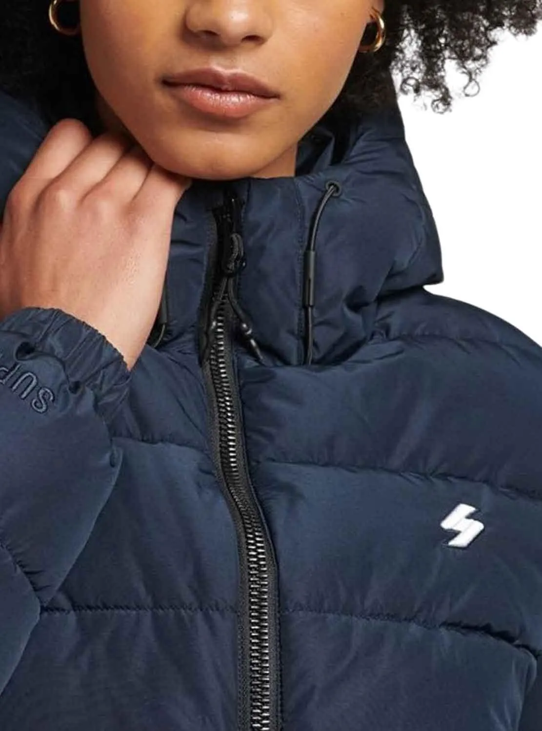 Superdry Spirit Sports Navy Blue Jacket for Women